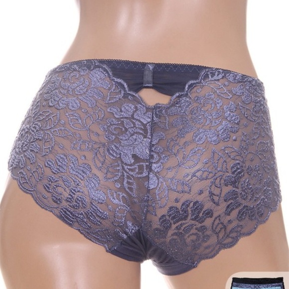 Lace Detail Panty in Red - Picture 2 of 5